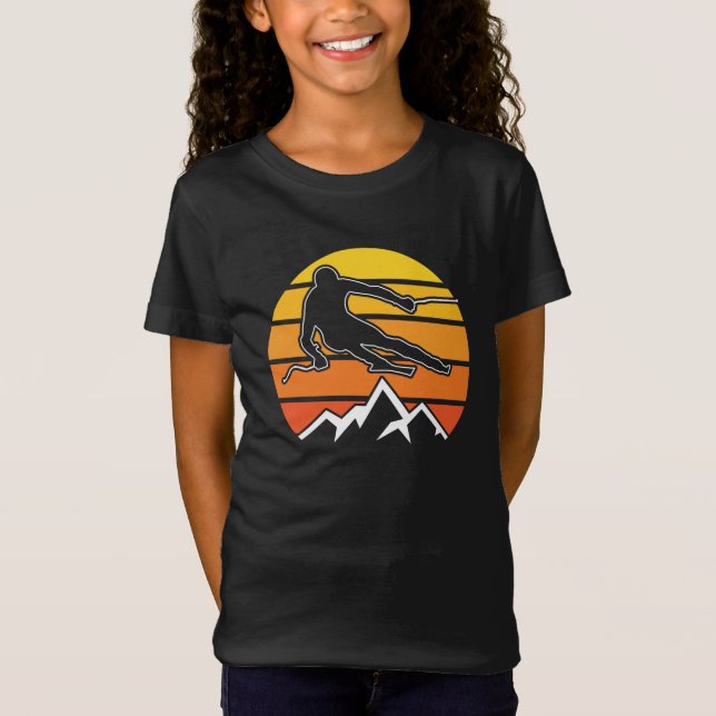 Retro Skiing T-Shirt (Front)
