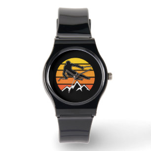 Retro Skiing Watch