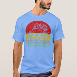 Retro Skull Vintage Skull Silhouette Skull Lover 8 T-Shirt