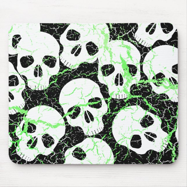 RETRO SKULLS MOUSE MAT (Front)