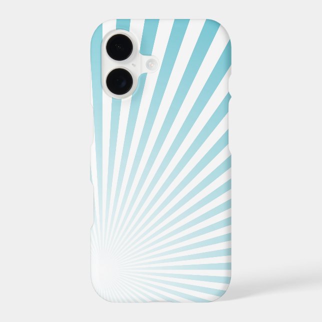 Retro Sky blue Sun Rays Background (Back)