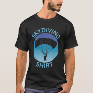 Retro Skydiver Skydiving Parachuting Extreme Sport T-Shirt