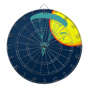 retro skydivers dartboard