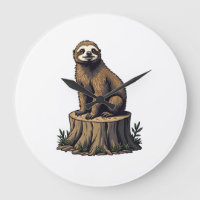 Retro Sloth Engraving Wildlife Shirt (3)