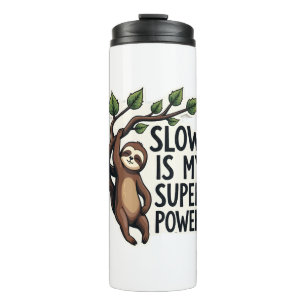 Retro Sloth Quote Shirt Funny Slow Life Vintage Te Thermal Tumbler