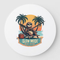 Retro Sloth Vacation Shirt Funny Tropical Relax De