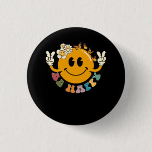 Retro Smiley Smile Face Be Happy Face Trendy Have  3 Cm Round Badge