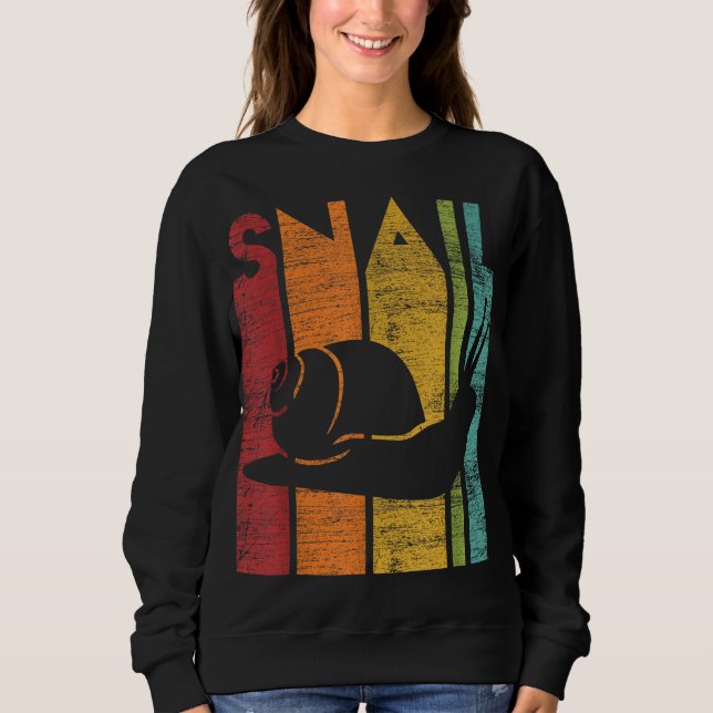 Retro Snail Sweatshirt (Front)