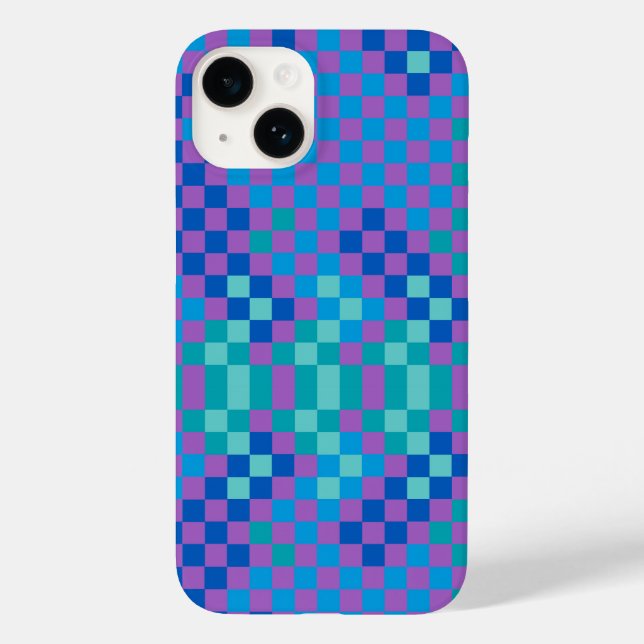 Retro Snake Chequered Chequered Pattern  Case-Mate iPhone Case (Back)