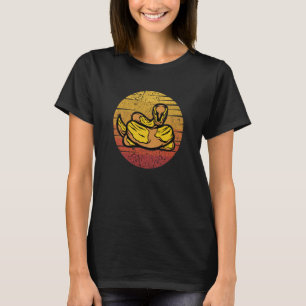 Retro Snake Owner Snake Pythonidae Banana Ball Pyt T-Shirt