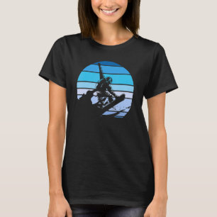 Retro Snow Riding Sliding Sport Snowboarding T-Shirt