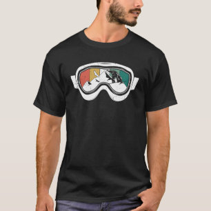 Retro Snowboard Goggles Ski Goggles Snowboarding T-Shirt