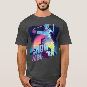 Retro Snowboard Ski Snow Snowboarder Winter Gift  T-Shirt