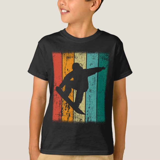 Retro Snowboard  T-Shirt (Front)
