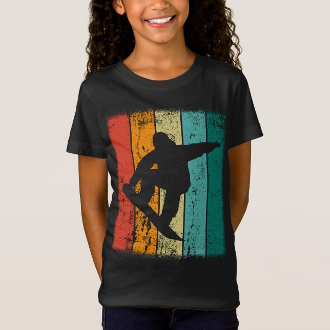 Retro Snowboard T-Shirt (Front)