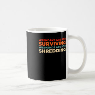 Retro Snowboarder - Winter Sports Vintage Snowboar Coffee Mug