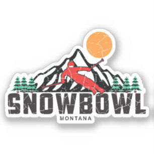 Retro Snowbowl Ski 