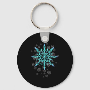 Retro Snowflake For Women  Key Ring