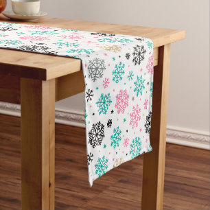 Retro Snowflakes Medium Table Runner