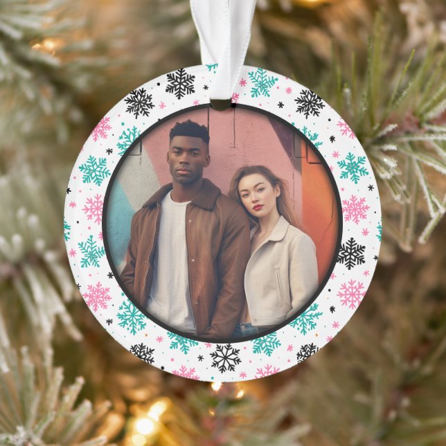 Retro Snowflakes Ornament (Tree)