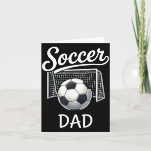 Retro Soccer Dad Matching Family Sport Game Day Card