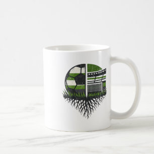 Retro Soccer Ll Stadium Nature Design  Coffee Mug