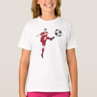 Retro Soccer Player Kicking Ball Volley Action Gra
