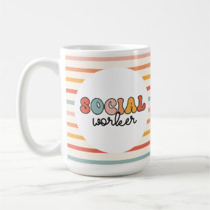 Retro Social Worker Coffee Mug