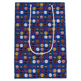 Retro Soda Cap Gift Bag, Vintage Gamer Gift  Medium Gift Bag