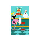 Retro Soda Fountain Light Switch Cover