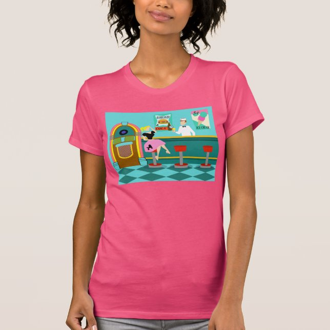 Retro Soda Fountain T-Shirt (Front)