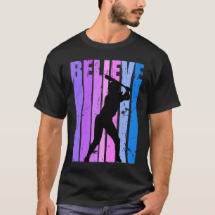 Retro Softball Birthday College Team Player Coach T-Shirt