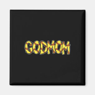 Retro Softll Mommy Godmom Birthday Party Magnet