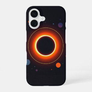 Retro Solar Eclipse iPhone 16 Case