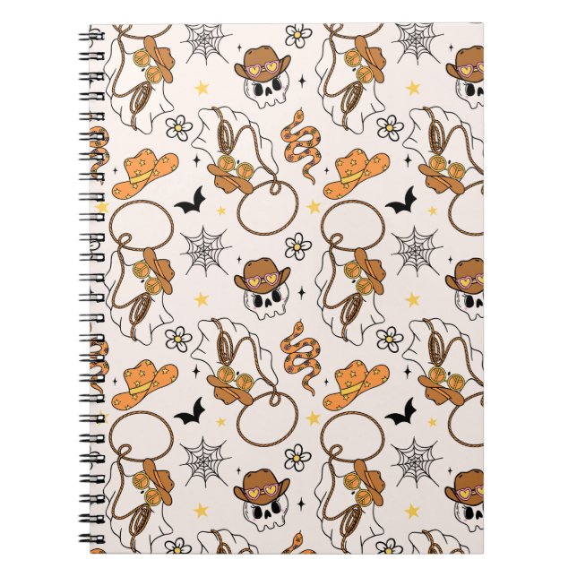 Retro Sooky Country Vibes Journal Spiral Notebook  (Front)