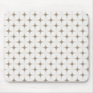 Retro Sophistication Mousepad, Latte Mouse Mat