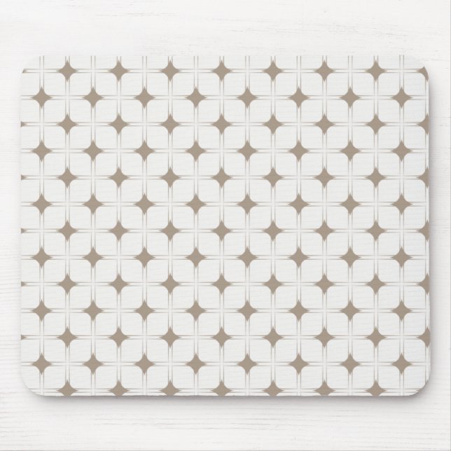Retro Sophistication Mousepad, Latte Mouse Mat (Front)