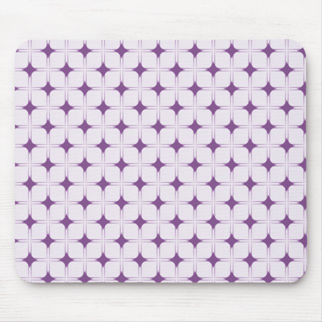 Retro Sophistication Mousepad, Purple Mouse Mat (Front)