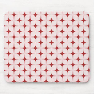 Retro Sophistication Mousepad, Red Mouse Mat