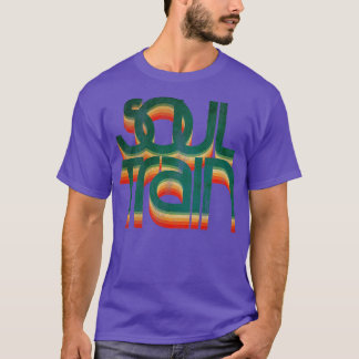 RETRO SOUL TRAIN VINTAGE COLOR Baseball TShirt