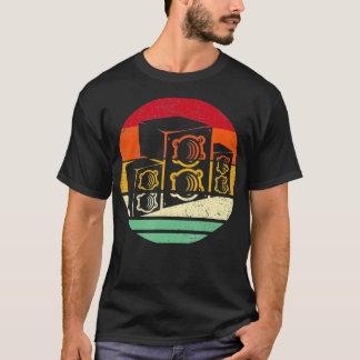 Retro Sound Engineer Speakers Music Audio Engineer T-Shirt