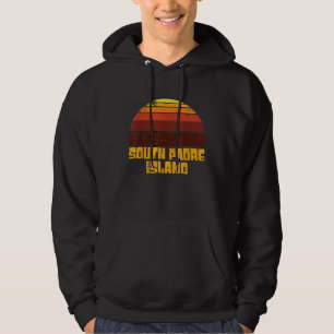 Retro South Padre Island Ocean Sunset Surf Vacatio Hoodie
