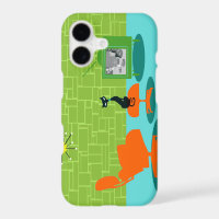 Retro Space Age Kitty iPhone 7 Case