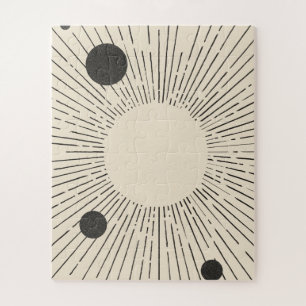Retro Space Art Jigsaw Puzzle