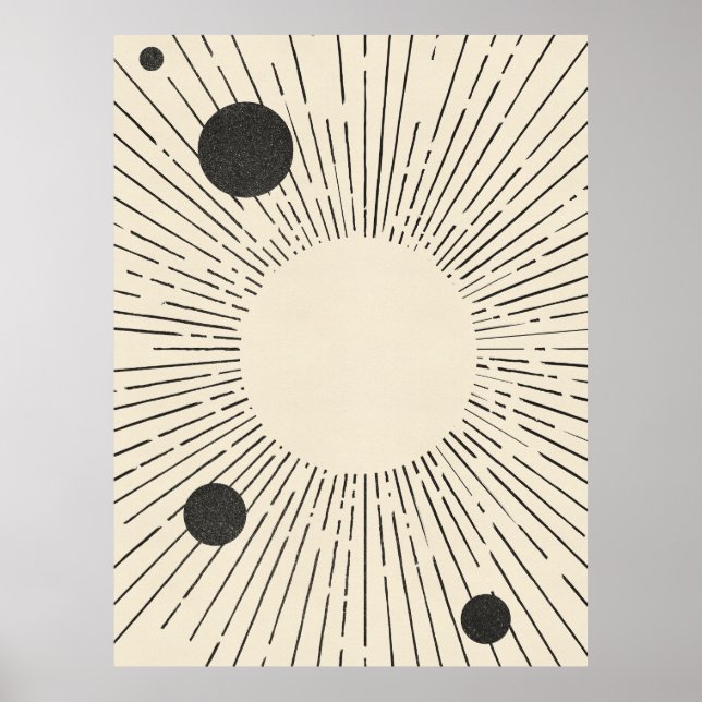 Retro Space Art Poster (Front)