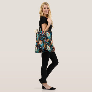 Retro Space Exploration Galaxy Tote Bag