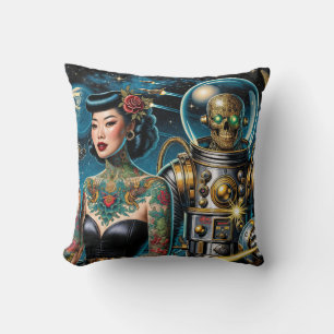 Retro Space Explorers Cushion