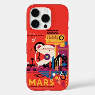 Retro Space Poster - Mars Exploration Program. iPhone 16 Pro Case