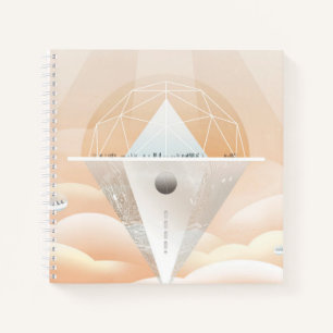 Retro Space Poster-Observatory In The Solar System Notebook