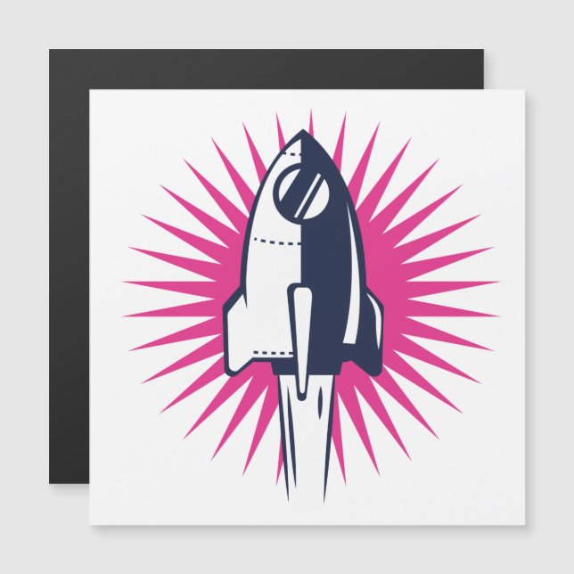 Retro Space Rocket (Front/Back)